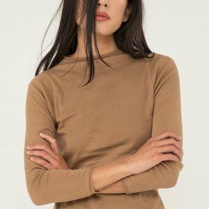 Elizabeth Suzann james mock neck long sleeve top